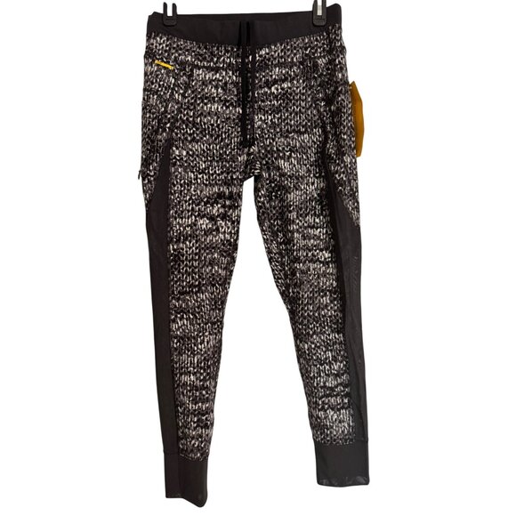 Lole Burst Leggings Size Large Black East Side Pockets NWT $80 Activewear - Picture 1 of 8